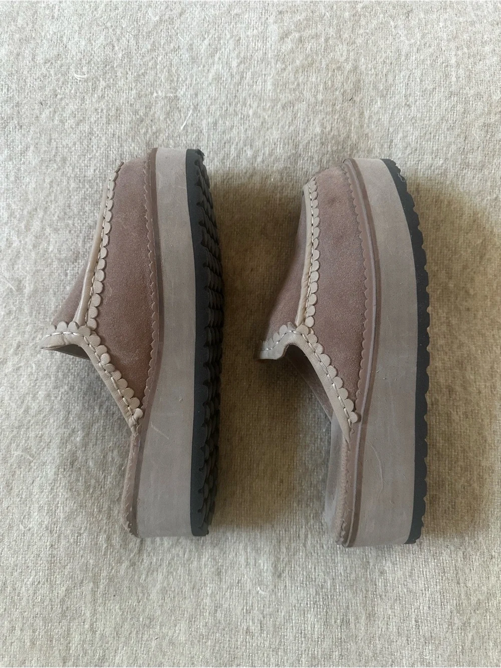 Seychelles Stand Tall Clog Taupe Sz 9 - Picture 10 of 13